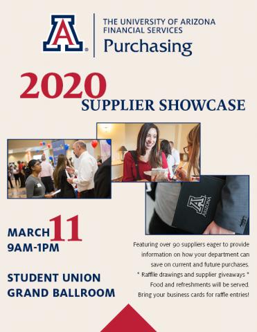 2020 Supplier Showcase flyer